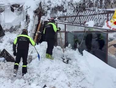 Ιταλία: Τους 14 έφτασαν οι νεκροί στο ξενοδοχείο - 15 οι αγνοούμενοι